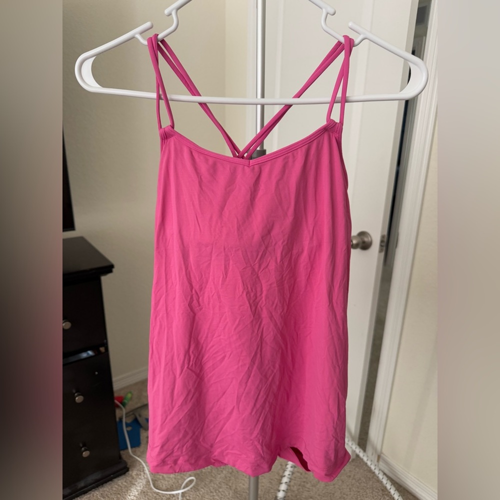 Pink Lululemon Tank with Bra